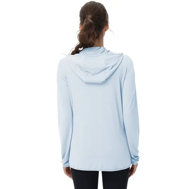 🎖️Women's Lightweight Long-Sleeved Sunscreen Hoodie Jacket detail view