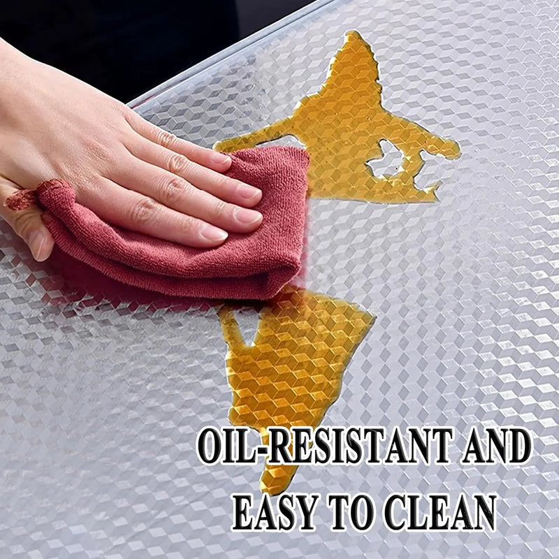 Stainless Steel Kitchen Oil-Proof Adhesive Wallpaper Roll detail view