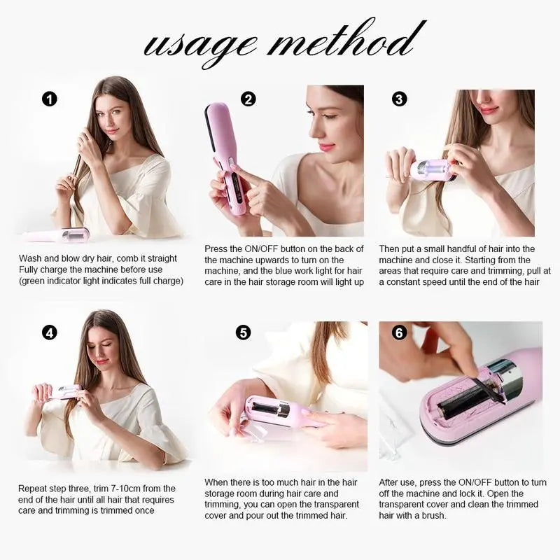 🔥50% OFF✂️ The Ultimate Split End Trimmer-Fixes Damaged Frizz in One Glide Without Snapping Healthy Hair! 💸 detail view