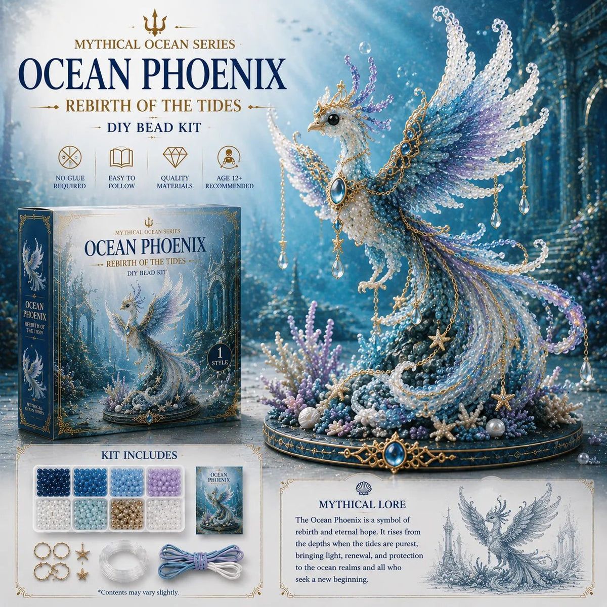 🌊 Mythical Ocean DIY Bead Kit