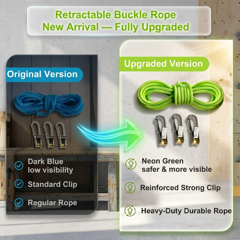 💪SEESE Retractable Buckle Rope-Adjustable Ropes 2026 New Rope Roller detail view