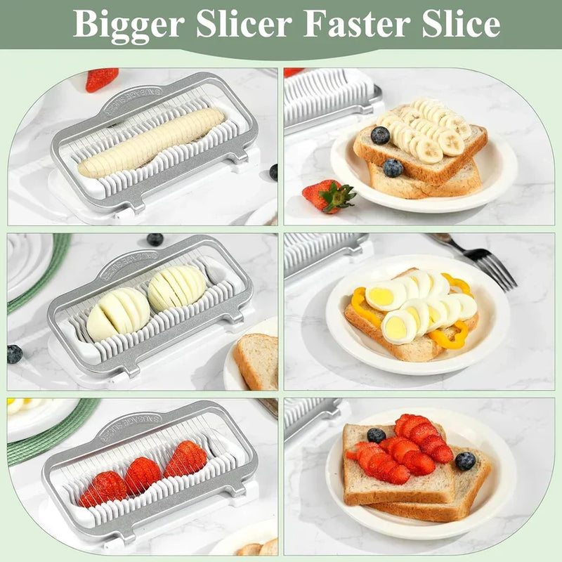 🔥LAST DAY 50% OFF🔥Egg Slicer for Hard Boiled Eggs Banana Slicer detail view