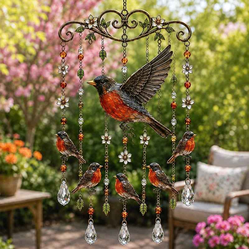 🔥 Last Day 50% OFF 🐦 Graceful Hummingbird Wind Chime 🎐 Add Beauty to Every Breeze detail view