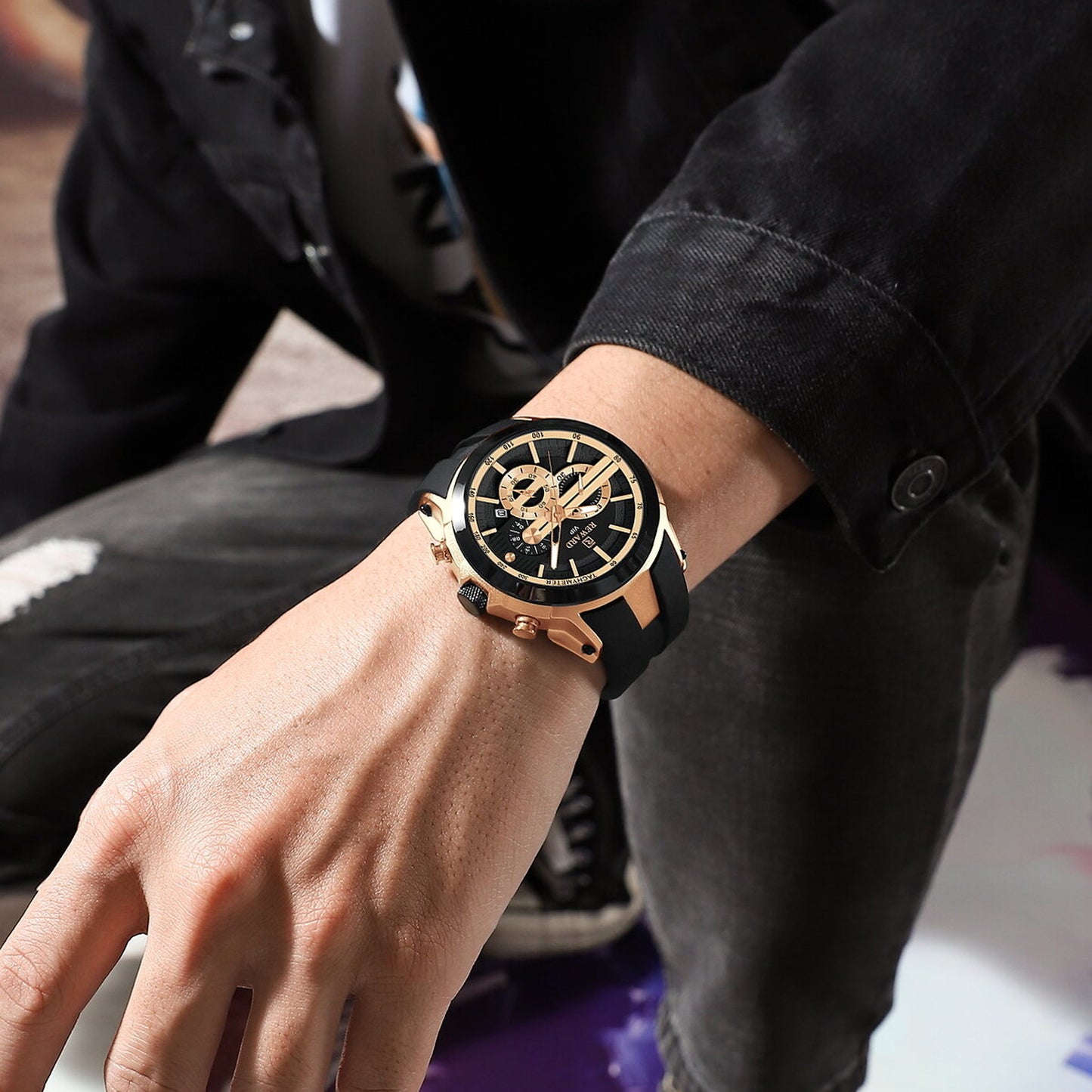 REWARD Men’s Luxury Watch | Premium Quality | Easy Returns | ساعة REWARD رجالية فاخرة | جودة ممتازة | إرجاع سهل