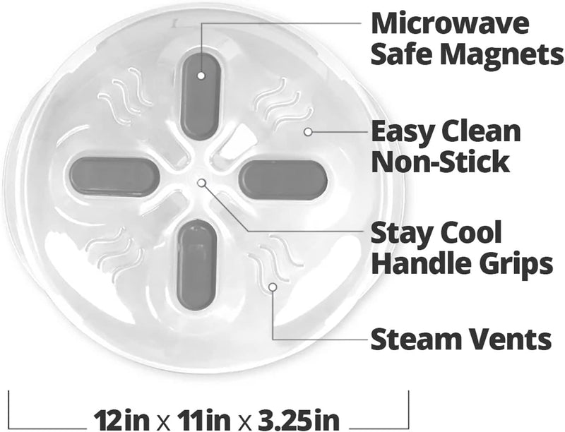 Beazonbazaar Magnetic Splatter Cover That Stores Inside Your Microwave detail view
