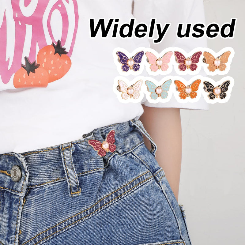 🔥8Pcs Butterfly Pants Waist Tightener detail view