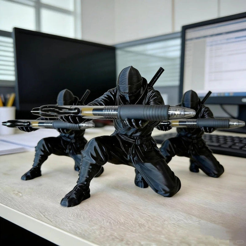 ⚔️3D Printed Samurai Pen Holder Desk Organizer（2pcs） detail view