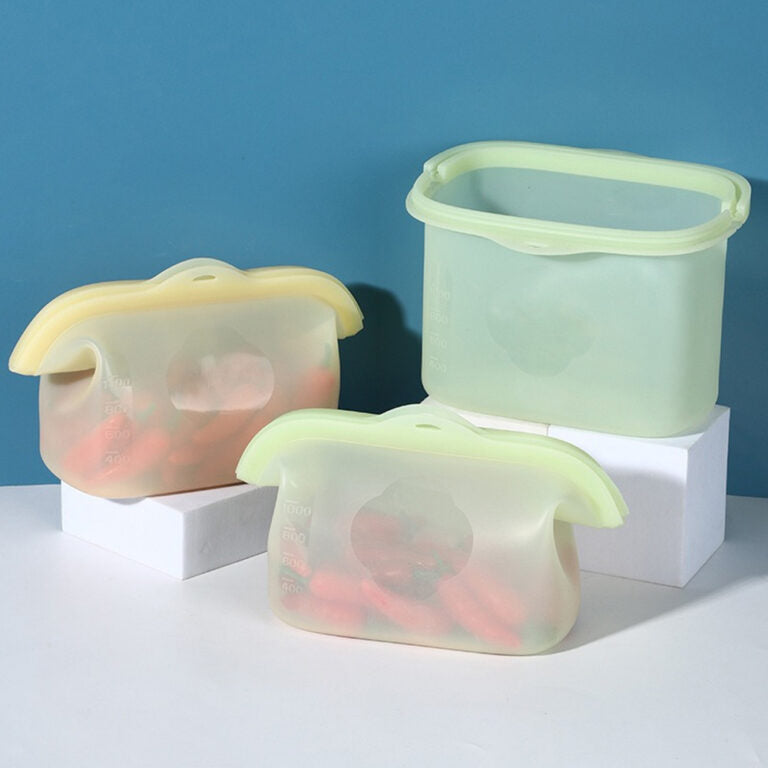🔥 Last Day 50% OFF – 🌱Reusable Silicone Food Storage Bag (1L) detail view