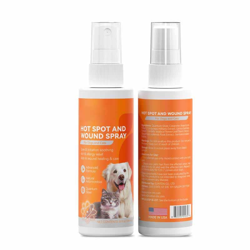 Vet-Recommended Itch Relief Spray for Dogs & Cats – Quantum Silver Formula detail view