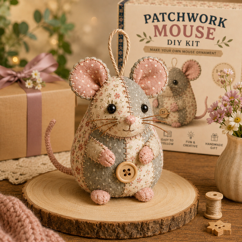 🔥2026 Hot Sale - 🐭🧵 Patchwork Mouse DIY Kit detail view