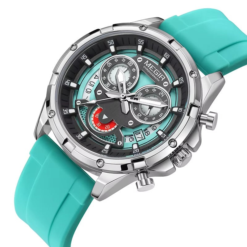 Megir Watch for Men Fashion Waterproof Chronograph Wristwatches