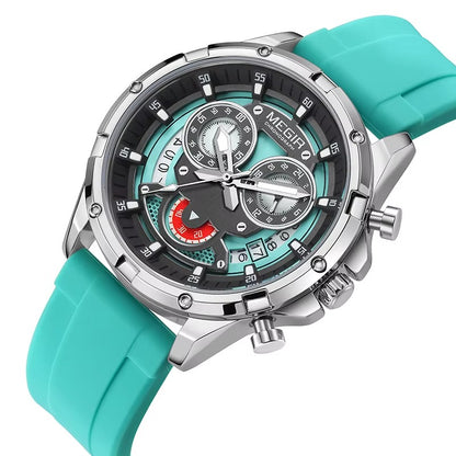 Megir Watch for Men Fashion Waterproof Chronograph Wristwatches